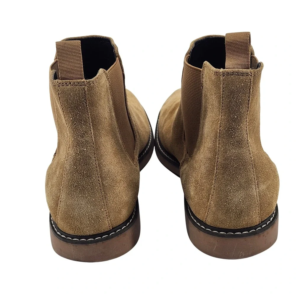 Abound Mens Chelsea Boots 11.5M Tan‎ Suede Water Resistant Ortholite